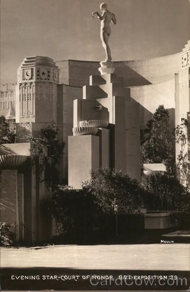 Evening Star - Court of Honor - G.G.I. Exposition '39 San francisco California