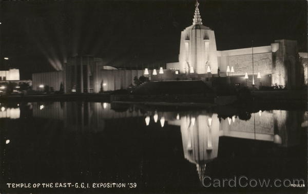 Temple of the East, G.G.I. Exposition '39 San Francisco California
