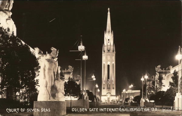 Court of Seven Seas - Golden Gate International Exposition '39 San Francisco California
