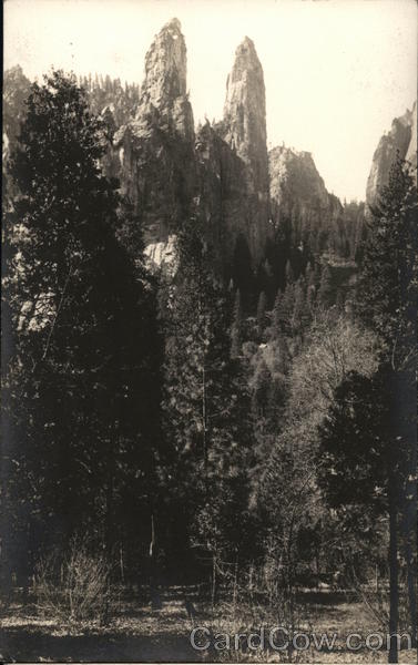 Cathedral Spires and rocks - Yosemite National Park California