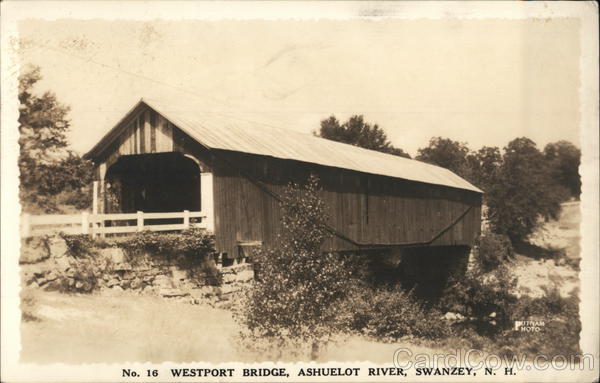 Westport Bridge, Ashuelot River, Swanzey N.H. New Hampshire