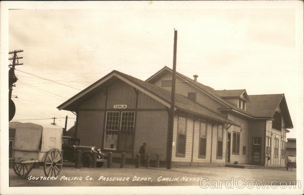 Southern Pacific Co. Passenger Depot Carlin Nevada