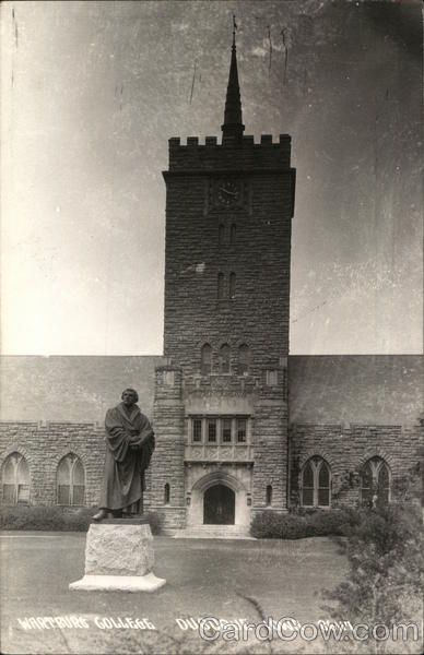 Wartburg College View of Campus Church Dubuque Iowa