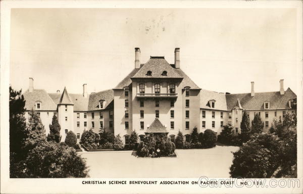 Christian Science Benevolent Association on Pacific Coast San Francisco California