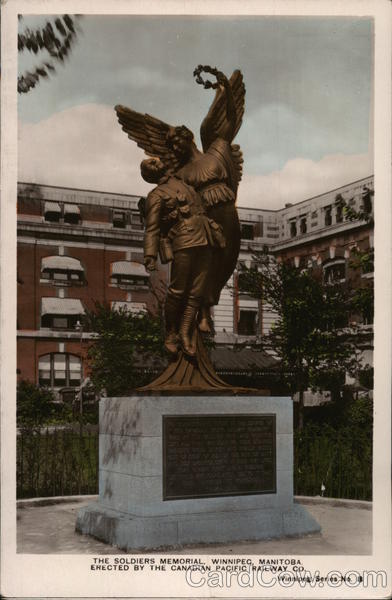 Soldiers Memorial Winnipeg MB Canada Manitoba