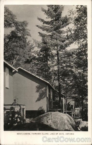 Men's Cabins, Fairview Island, Lake of Bays, Ontario Canada