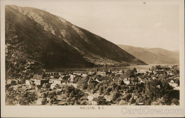 A view of Nelson, B.C. BC Canada British Columbia