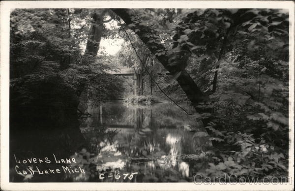 Lovers Lane, Gull Lake Mich Michigan