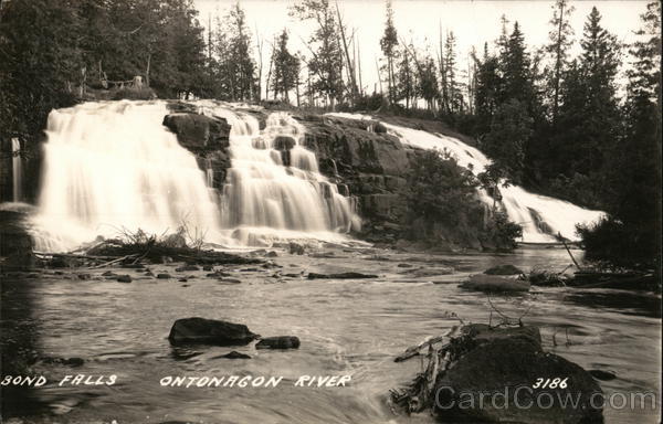 Bond Falls Ontonagon River Trout Creek Michigan