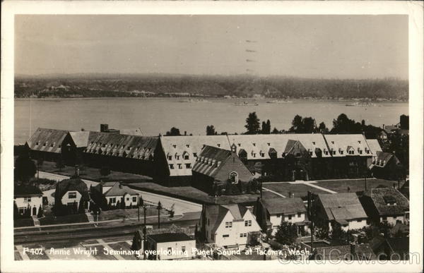 Annie Wright Seminary Overlooking Puget Sound Tacoma Washington