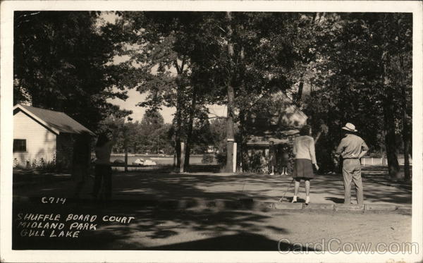 Shuffle Board Court - Midland Park - Gull Lake Hickory Corners Michigan