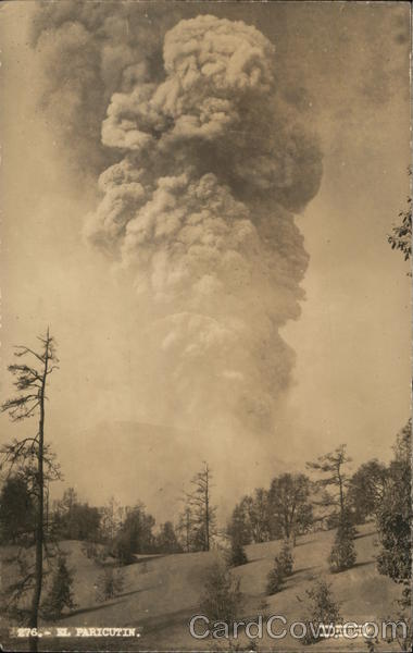 Volcano Erupting El Paricutin Mexico
