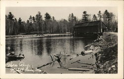 Fore Bay, Middle Dam, ME Maine Postcard Postcard Postcard