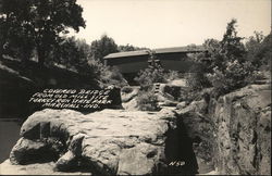 Covered Bridge in Turkey Run State Park Postcard