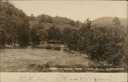 Down Stream from Lower Mill Postcard
