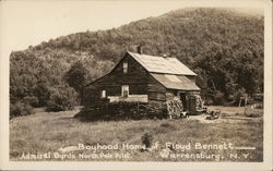 Boyhood Home of Floyd Bennett Warrensburg, NY Postcard
