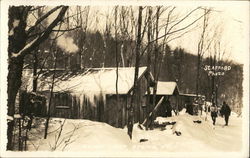 Snow Resort - Stowe, Vermont Postcard