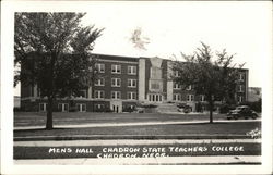 Mens Hall Chadron State Teachers College Postcard