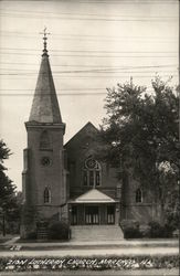 Zion Lutheran Church Marengo, IL Postcard Postcard Postcard