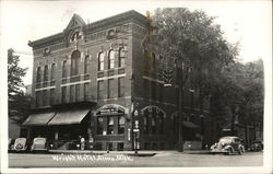 Wright Hotel Alma, MI Postcard Postcard Postcard