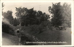 State Highway Roadside Park, School Lake Postcard