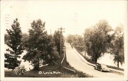 Rural Road St. Louis, MI Postcard Postcard Postcard