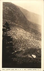 Carter Lake and A. M. C. Hut, Carter Notch Postcard