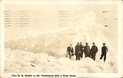 RR Trestle on Mt. Washington After a Frost Storm Mount Washington, NH Postcard Postcard Postcard