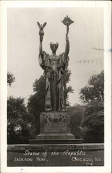 Statue of the republic Postcard