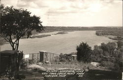 Illinois - Wisconsin - Iowa View from Eagle Point Park Postcard