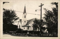 First Evangelical Church, Itasca Ill Illinois Postcard Postcard Postcard