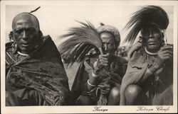 Kenya Chiefs Africa Postcard Postcard Postcard