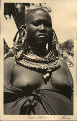 A woman from the Masai Tribe - East Africa "Africa in Pictures" Postcard