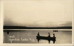 Boating on Yankee Lake New York Postcard Postcard Postcard