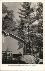 Men's Cabins, Fairview Island, Lake of Bays, Ontario Canada Postcard Postcard Postcard