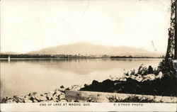 End of Lake at Magoo, que. Photo by: R. Ethier Postcard