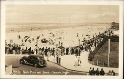 North Promenade and Beach Postcard