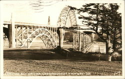Yaquina Bay Bridge, Oregon Coast Highway 759 Newport, OR Postcard Postcard Postcard