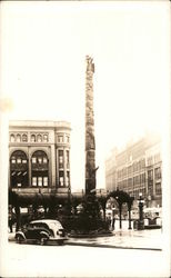 Seattle Pioneer Square Large Totem Pole Postcard
