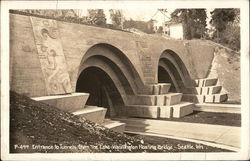 Entrance to Tunnels from the Lake Washington Floating Bridge Entrance to Tunnels from the Lake Washington Floating Bridge