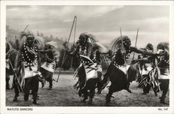 Watusi Dancers - No. 147 Nairobi, Africa Postcard Postcard Postcard