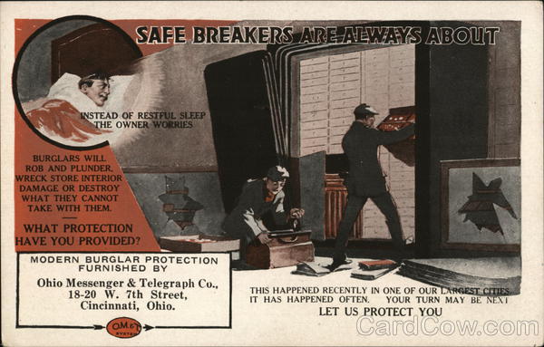 Ohio Messenger and Telegraph Company Cincinnati Advertising