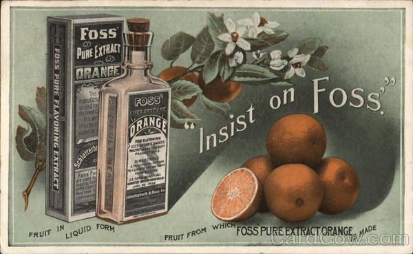 Foss' Pure Extract Vanilla Advertising