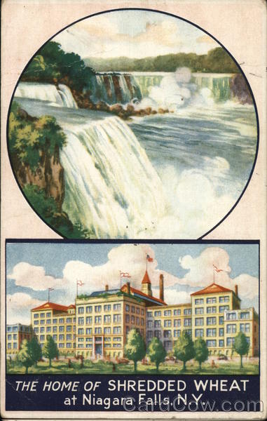 The Home of Shredded Wheat Niagara Falls New York Advertising