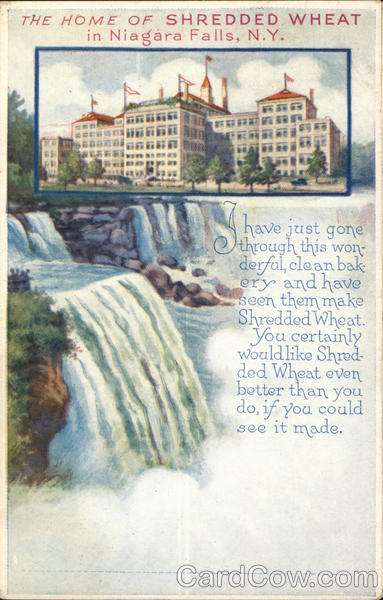 Shredded Wheat Niagara Falls New York Advertising