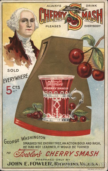 Rare Fowler's Cherry Smash Richmond Virginia Advertising