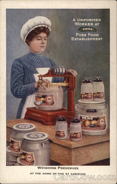 Weighing Preserves at the home of the 57 varieties