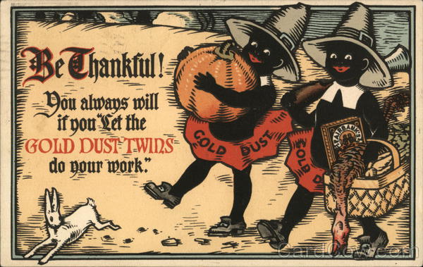 Rare Gold Dust Twins Thanksgiving Advertising