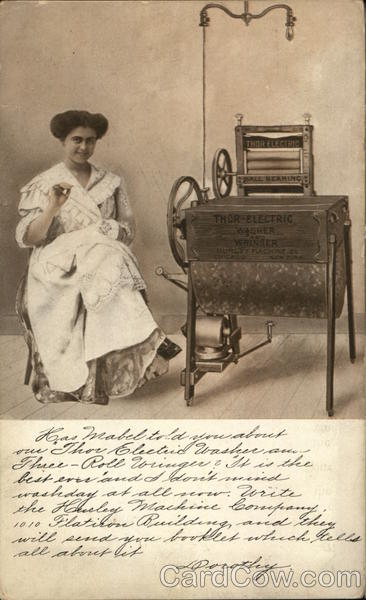 Thor Electric Washer and Wringer,Hurley Machine Company Chicago Illinois