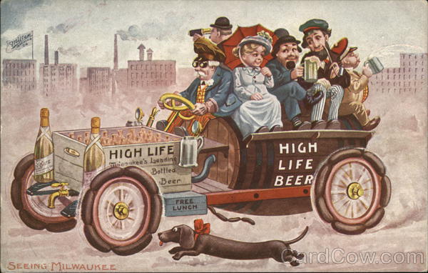 High Life Beer Milwaukee Wisconsin Advertising